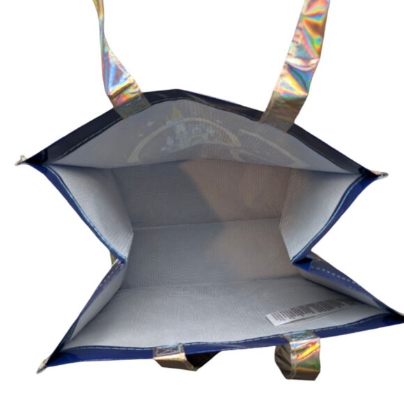 Walt Disney World Reusable Tote Bag Blue 50th Anniversary Mickey Minnie - Picture 4 of 12